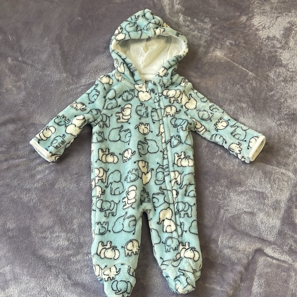 Little Beginnings Baby Boy embossed fleece